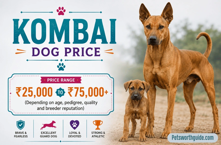 Kombai Dog Price in India 2026: Key Facts Every Buyer Must Know Kombai Dog Price