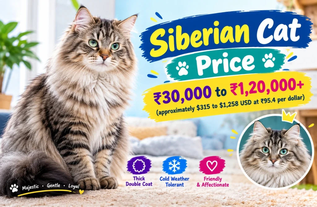 Siberian Cat Price In India: Real Costs, Smart Facts & Care in 2026 Siberian Cat Price In India